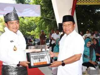 Wali Kota Tanjungbalai Dampingi Pj Gubsu Resmikan Alun-Alun Lapangan Sultan Abdul Jalil Rahmadsyah