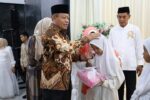 Wali Kota Tanjungbalai H Waris Tholib Hadiri Santunan Anak Yatim Pengurus Group Berkah Pesta Aini