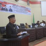 Asripan Nani Hadiri Rapat Paripurna Penyampaian Rekomendasi LKPJ Wali Kota Kotamobagu 2023