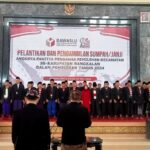 Bawaslu Bangkalan Lantik 54 Anggota Panwascam se-Kabupaten Bangkalan