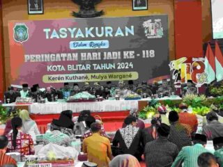 Hari jadi Ke-188, Wali Kota Blitar Gelar Tasyakuran dan Santunan