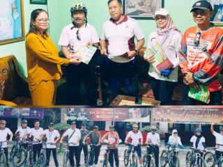 Kapolsek Sukorejo Kompol Imam Subechi Gowes Silaturahmi Bareng Unsur Forkopimcam