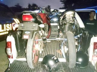 Polsek Wonotirto Amankan 4 Unit Motor Diduga Lakukan Balap Liar