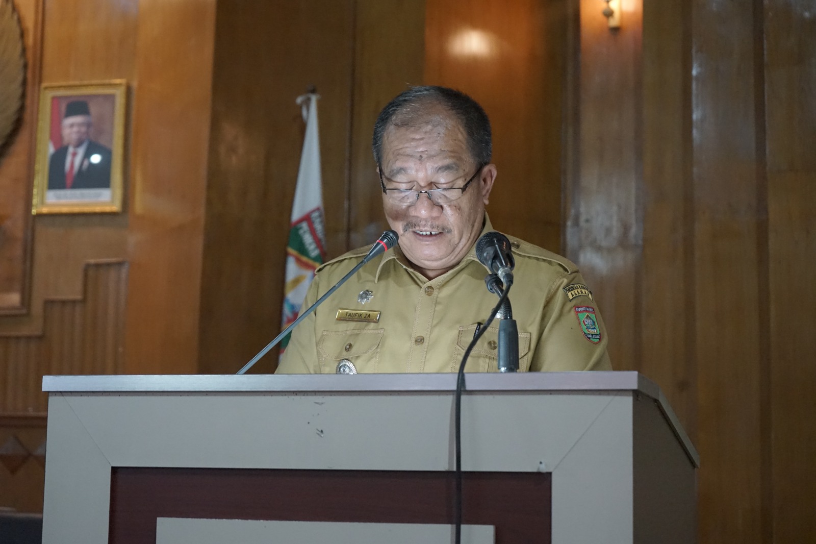 Wakil Bupati Asahan Hadiri Rapat Paripurna Penyampaian Rekomendasi DPRD