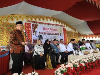 Wali Kota Asripan Nani Hadiri Halal Bi Halal di Desa Bilalang Satu