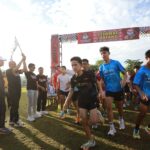 Wali Kota Asripan Nani Lepas Peserta KPU Run pada Peluncuran Tahapan Pilkada Kotamobagu