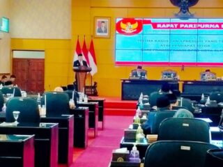Wali Kota Hadiri Paripurna Penyampaian Rekomendasi DPRD Kota Blitar atas LKPJ Tahun 2023