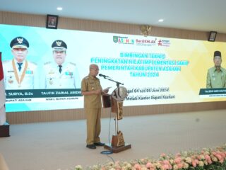 Bupati Asahan Buka Bimtek Peningkatan Nilai Implementasi Sakip