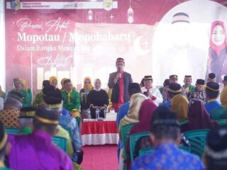 Jelang Idul Adha 1445 H, Pj Bupati Bolmut Terima Adat Mopohabaru