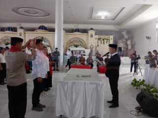 KPU Bolmong Utra Lantik 239 Pantarli, Djuka : Jalankan Tugas Penuh Tanggung Jawab