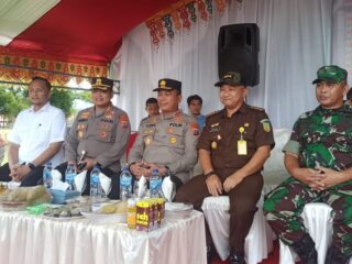 Sekda Kotamobagu Hadiri Peletakan Batu Pertama Pembangunan Mako Polres Kotamobagu