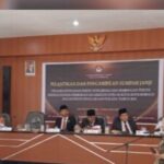 Wakili Wali Kota, Kepala Kesbangpol Kotamobagu Hadiri Pelantikan PPK Pilkada 2024
