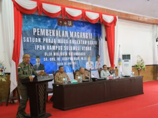 Wali Kota Asripan Nani Beri Pembekalan kepada Peserta Magang II Satuan Praja Muda IPDN Sulut