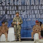 Wali Kota Pimpin Apel Penerimaan dan Pembukaan Magang II Satuan Praja Muda IPDN Sulut