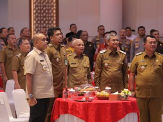Bupati Asahan Hadiri Pencanangan Gerakan Pembangunan Serentak se-Sumut