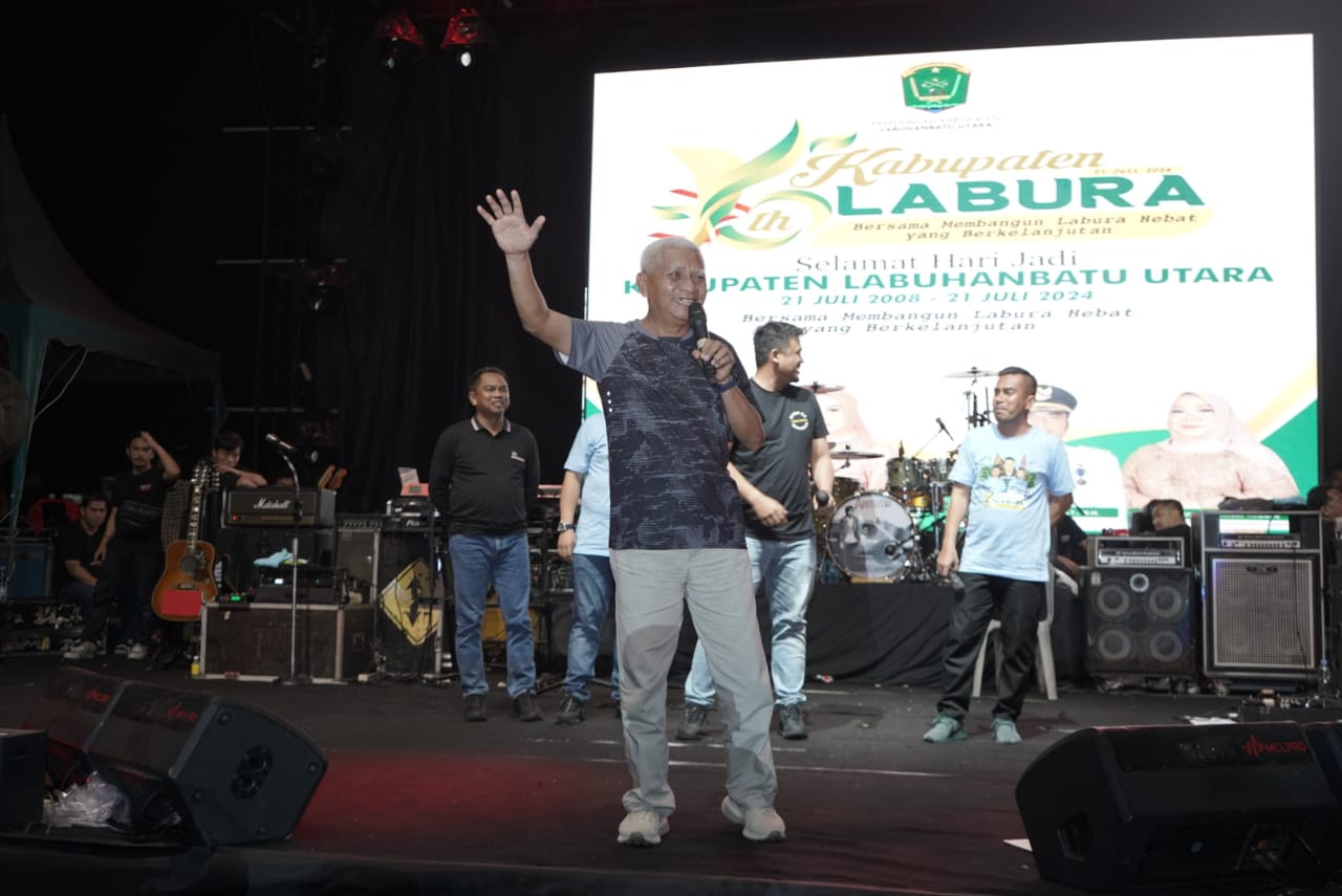 Bupati Asahan dan Wali Kota Medan Ikut Meriahkan HUT ke-16 Kabupaten Labura
