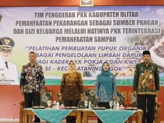 Bupati Blitar Buka Pelatihan Pembuatan Pupuk Organik