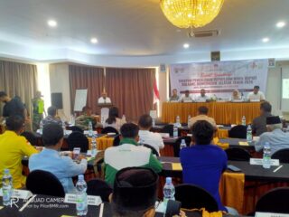 KPU Bolsel Gelar Rapat Koordinasi Tahapan Pencalonan Bupati dan Wakil Bupati 2024
