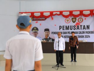 Wali Kota Asripan Nani Buka Pemusatan Pendidikan dan Pelatihan Calon Paskibraka Kotamobagu