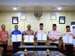 Wali Kota Asripan Nani dan Bupati Bolsel Tandatangani Kesepakatan Kerjasama