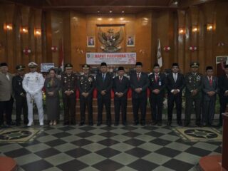 Bupati Bersama Forkopimda Kabupaten Asahan Dengarkan Pidato Kenegaraan Presiden RI