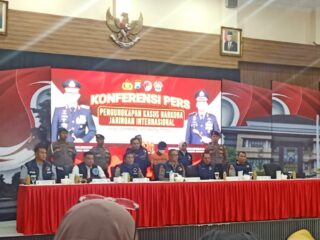 Polresta Sidoarjo bersama Polda Jatim Tangkap Pengedar Sabu 30 kg dari Tiongkok