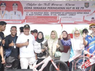 Wakil Bupati Asahan Hadir Gema Semarak Peringatan HUT RI ke-79 di Kelurahan Siumbut-umbut