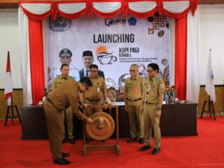 Wali Kota Abdullah Mokoginta Launching Inovasi KOPI PAGI BUMDes