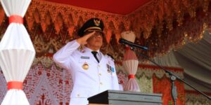 Wali Kota Abdullah Mokoginta Pimpin Upacara HUT Kemerdekaan RI ke-79