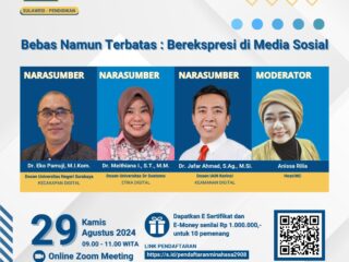Webinar Kemkominfo di Minahasa, Siap Berbagi Tips Cara Berekspresi di Media Sosial