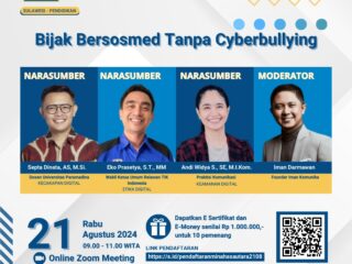 Webinar Kominfo di Minut, Ajak Siswa Bijak BermedsosTanpa Cyberbullying