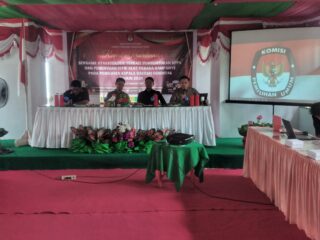 KPU Bolmong Utara laksanakan Rapat Koordinasi penentuan Titik Lokasi APK Pilkada 2024 dan Pembentukan KPPPS 