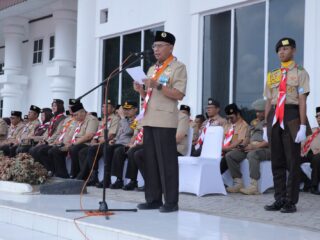 Bupati Asahan Pimpin Upacara Peringatan Hari Pramuka Ke-63