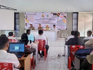 Dinas PUPR Kotamobagu Gelar Uji Sertifikasi Tenaga Kerja Konstruksi