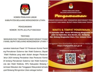 Pilkada 2024, KPU Bolmong Utra Buka Ruang Saran Dan Tanggapan Bagi Masyarakat