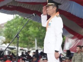 Bolsel Meriahkan HUT ke-79 RI: Upacara Peringatan Berlangsung Khidmat di Lapangan Gelora Molibagu