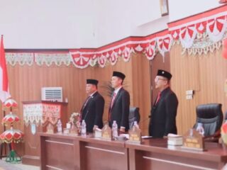 DPRD Bolsel Gelar Paripurna Dipimpin Arifin Olii, Simak Pidato Kenegaraan Presiden Jokowi