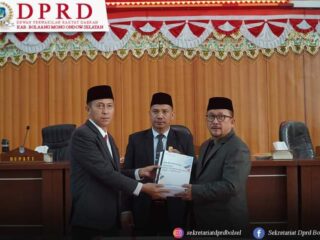 DPRD Bolsel Sukses Gelar Paripurna 4 Agenda