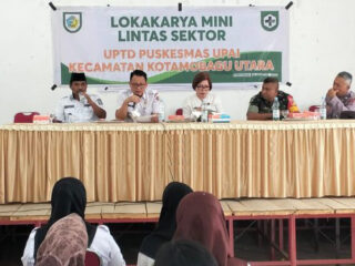 UPT Puskesmas Upai Gelar Lokakarya Mini Lintas Sektor