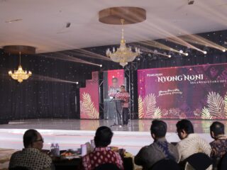Wali Kota Abdullah Mokoginta Hadiri Grand Final Pemilihan Nyong dan Noni