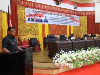 Wali Kota Abdullah Mokoginta Hadiri Rapat Paripurna Ranperda APBDP Kotamobagu