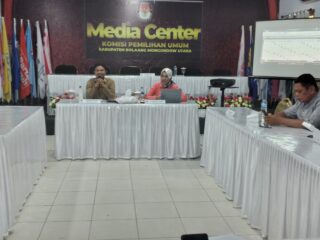 KPU Bolmong Utara Gelar Rakor Pesiapan Debat Calon Bupati Dan Wakil Bupati Pilkada 2024