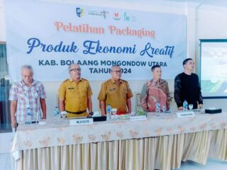 Pemkab Bolmut Gelar Pelatihan Packaging Produk Ekonomi Kreatif tahun 2024
