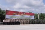 Jelang Kedatangan Presiden RI ke Asahan, TNI-Polri Gelar Apel Gelar Pasukan