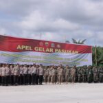 Jelang Kedatangan Presiden RI ke Asahan, TNI-Polri Gelar Apel Gelar Pasukan