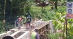 Progres Pembangunan Jembatan di Desa Kopandakan I Capai 65 Persen