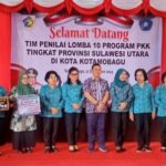 TP-PKK Kotamobagu Terima Kunjungan TP-PKK Provinsi Sulut