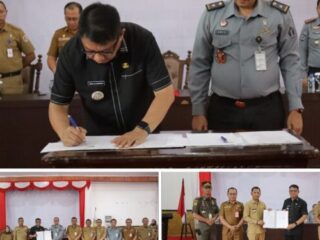 Wali Kota Abdullah Mokoginta Teken Nota Kesepakatan Bersama Kemenkumham Sulut