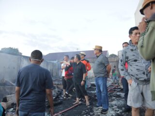 Wali Kota Abdullah Mokoginta Tinjau Lokasi Kebakaran di Gogagoman
