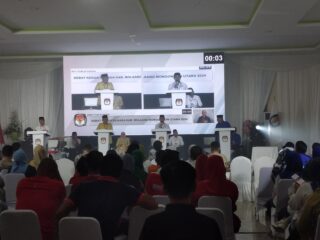 KPU Bolmong Utara Gelar Debat Kandidat Ke Dua Calon Bupati Dan Wakil Bupati Periode 2024 - 2029 